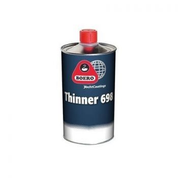 Boero Thinner 698, voor polyurethaan verven, 0,5 liter