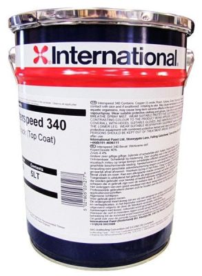 Interspeed 340, Blauw, 5 liter UITSLUITEND BEROEPSVAART OF EXPORT