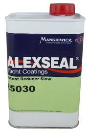 Alex Seal Topcoat reducer, slow, R5030, quart (0.98 liter)
